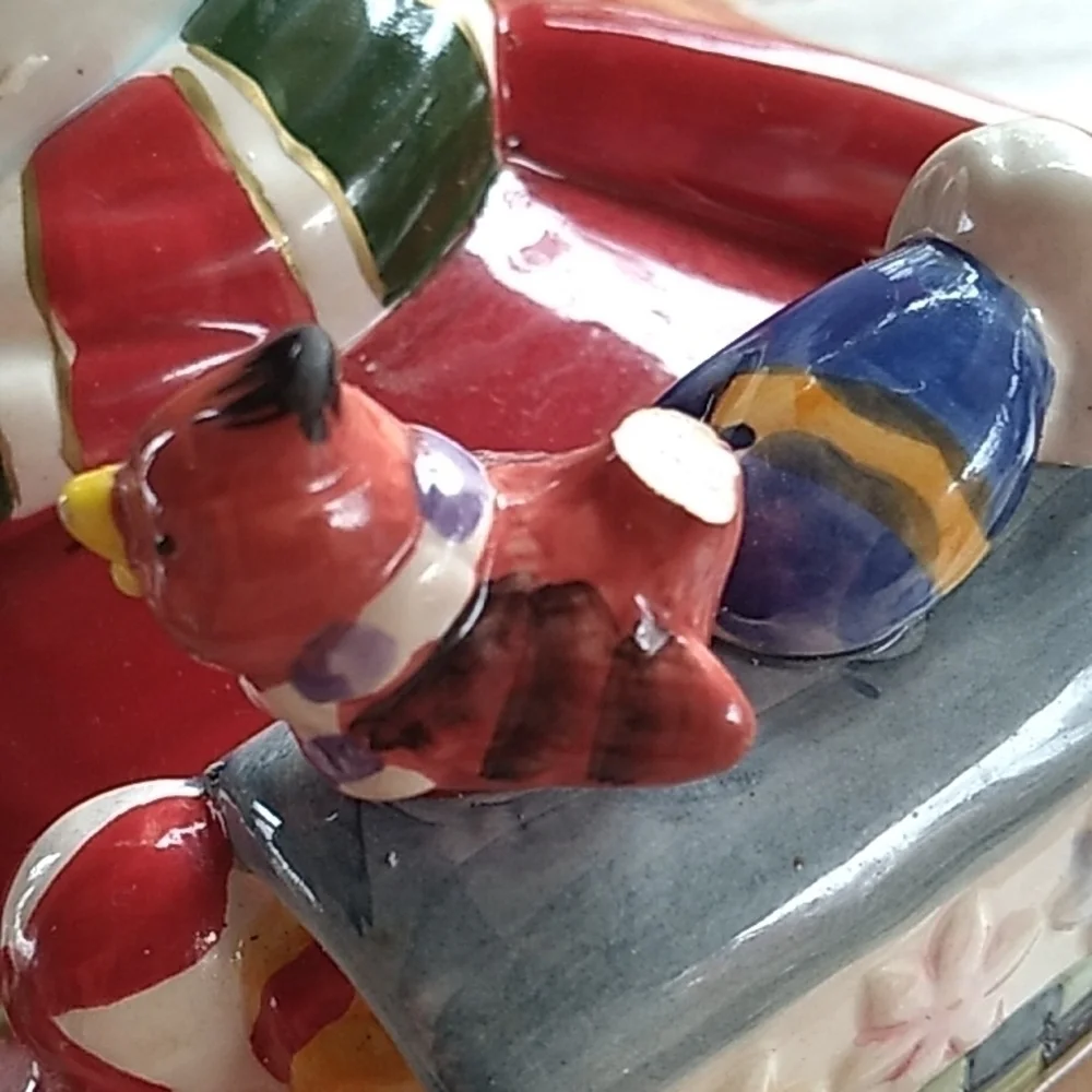 Fitz and Floyd Ckassics Sullivan the snowman cookie jar